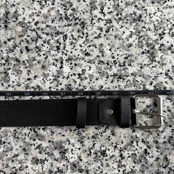 Silver Chrome Black Y2k Bullet Cyber Belt Brand New - Picture 5 of 5